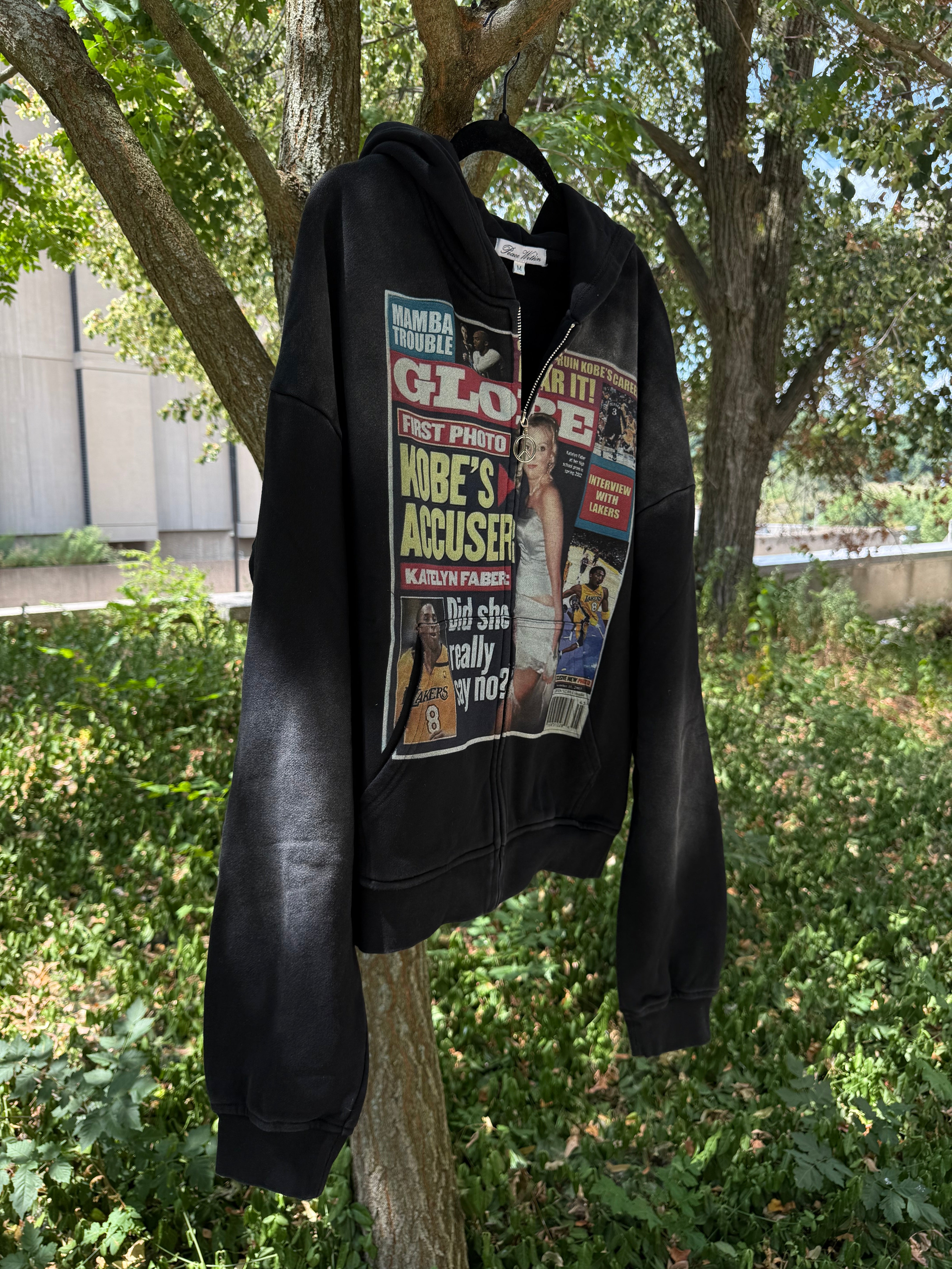 "Allegations" Zip-Up (Black)