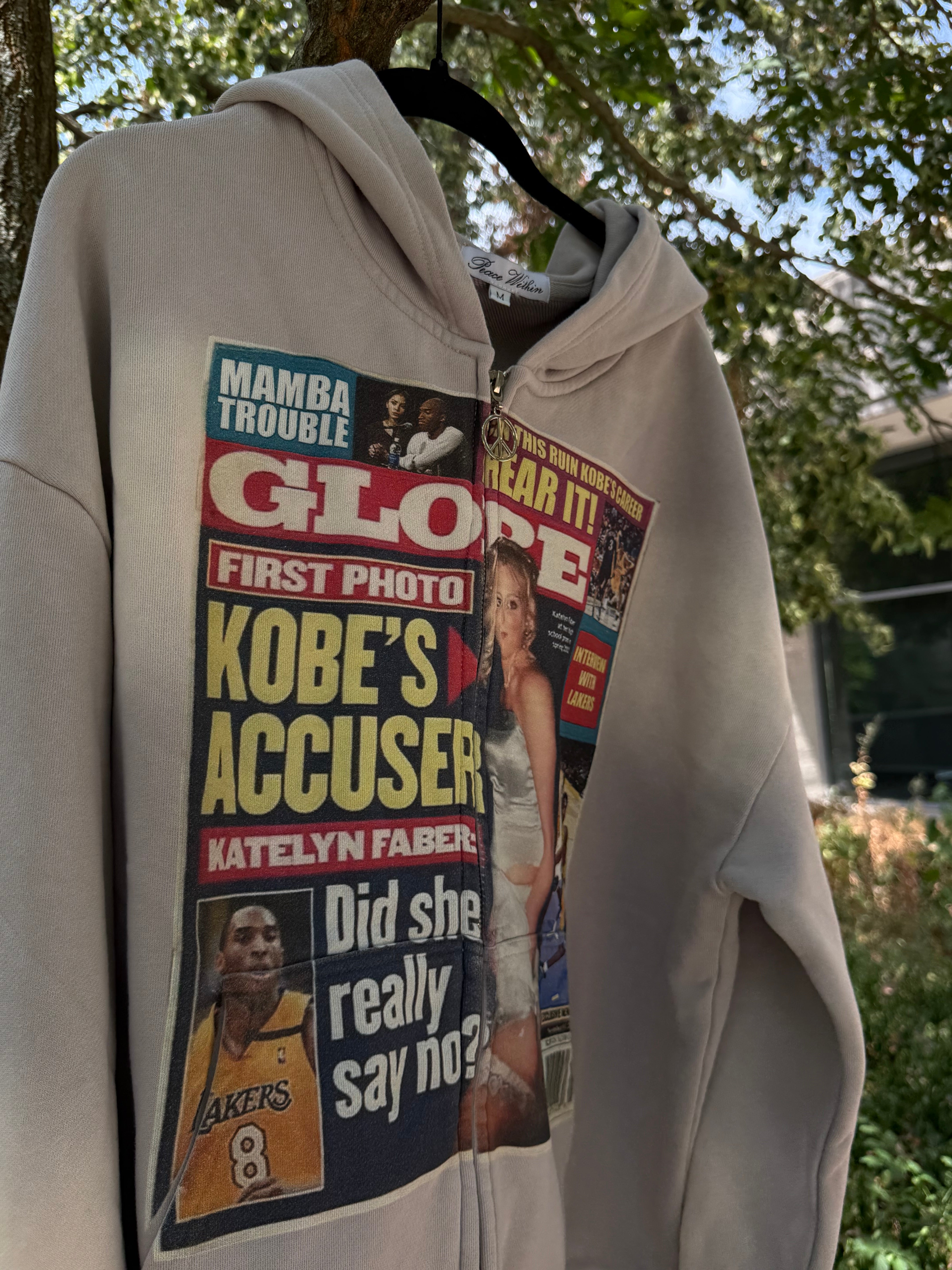 "Allegations" Zip-Up (White)