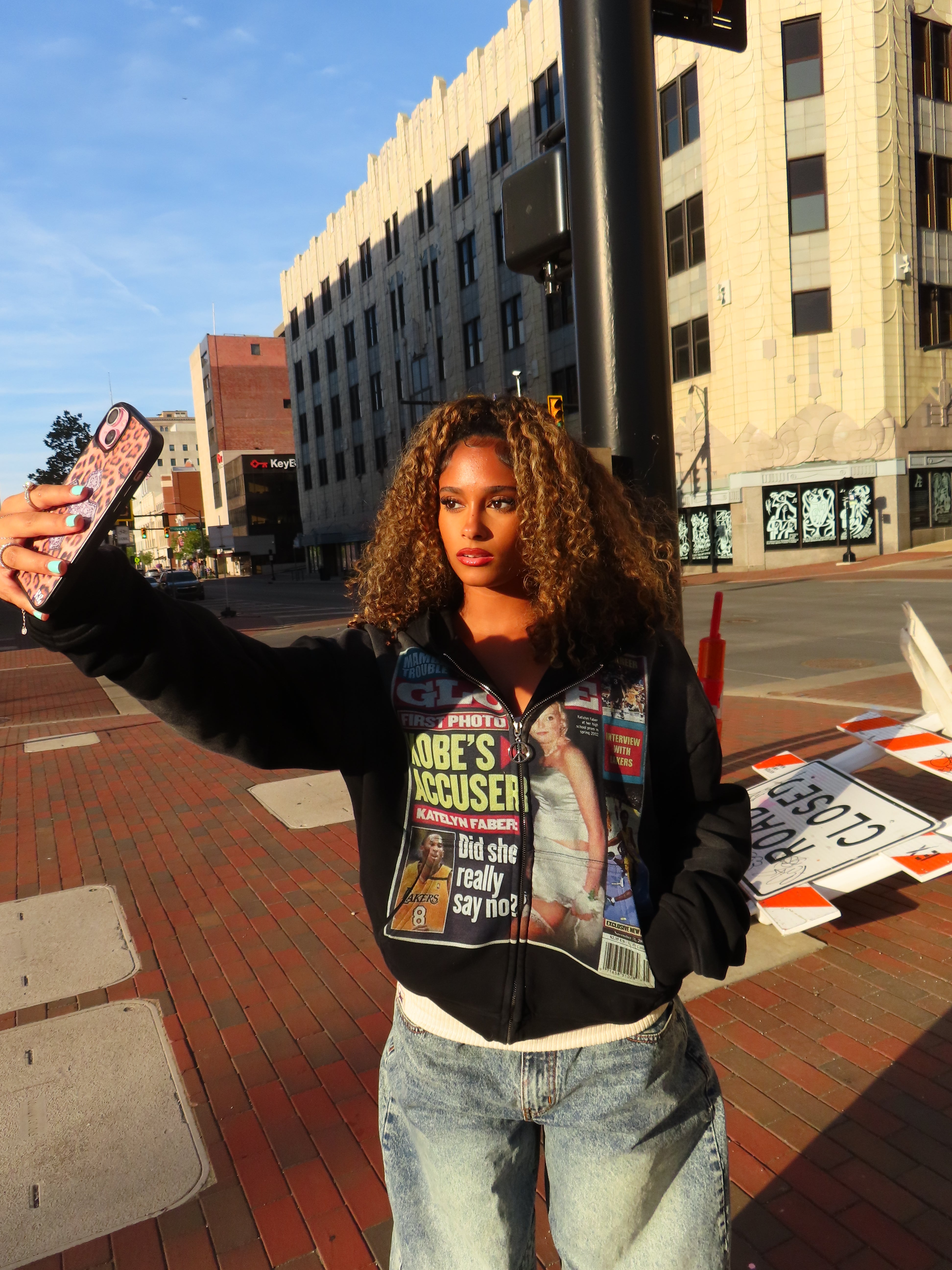 "Allegations" Zip-Up (Black)